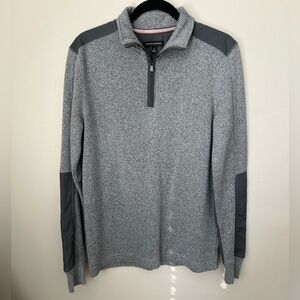Banana Republic Light Grey Quarter Zip Sweater